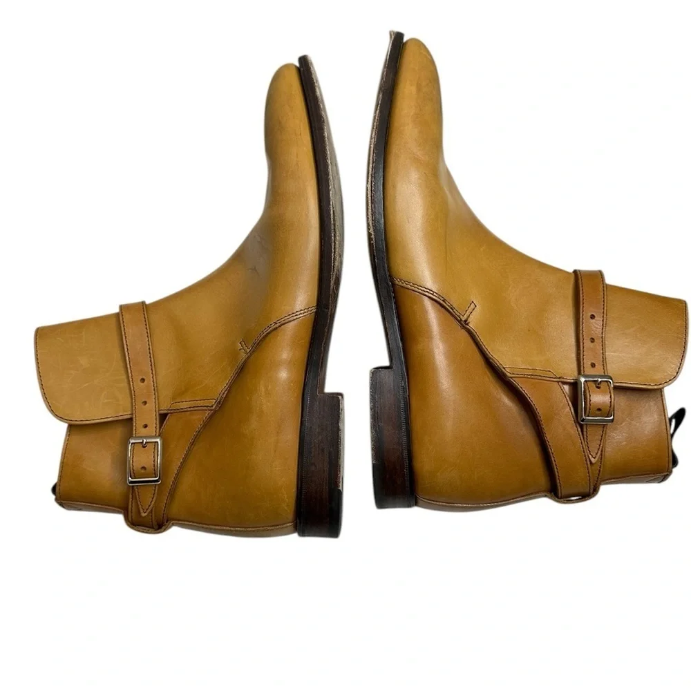 Tan Leather Men's Boots